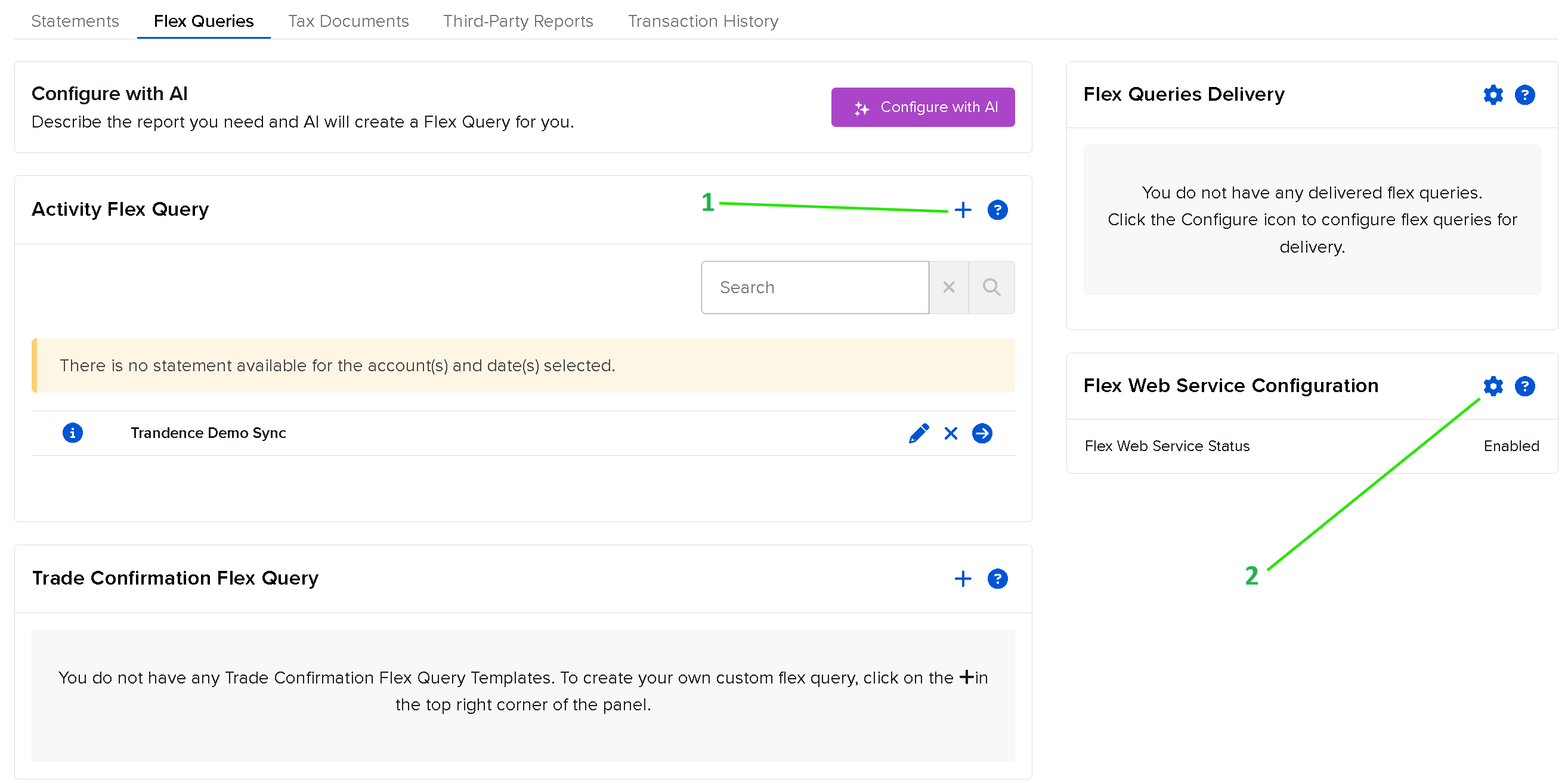 IBKR Flex Queries Overview and Flex Token Configuration